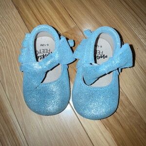 Sparkly Blue Kids Shoes